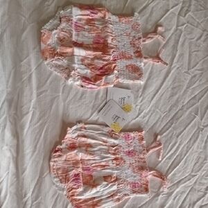 Burt's Bees Baby Organic Cotton Rompers